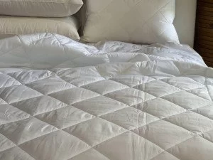 одеяло eco puh (200 × 220, eco fiber premium, полое супер тонкое микроволокно, 100% полиэстер, перкаль, 100% хлопок,)